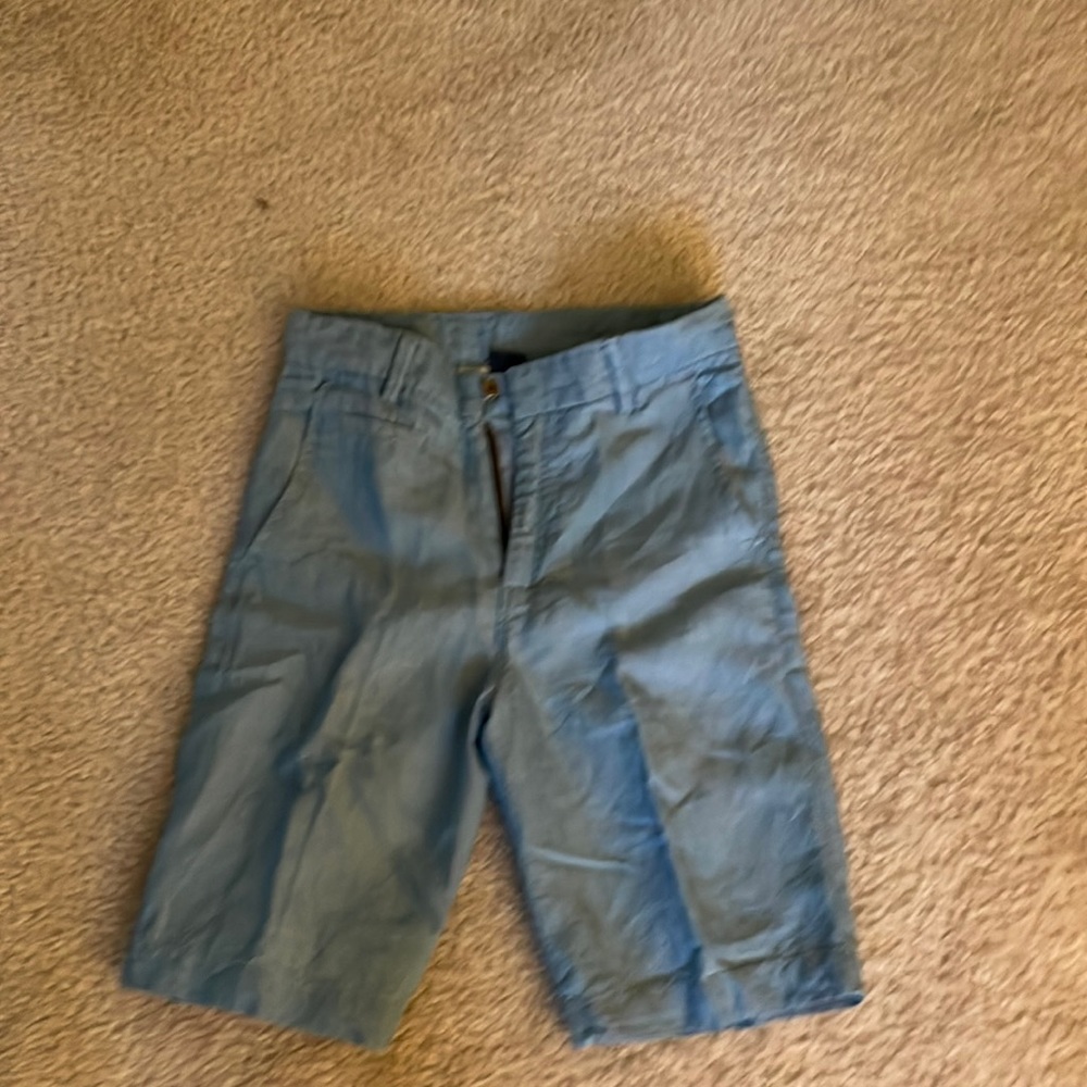 Linen blue Bermuda size 12 slim